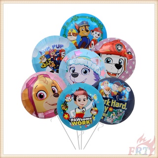 ♦ Party Decoration - Balloons ♦ 1Pc PAW Patrol Round Shape Aluminum Foil Balloons Party Needs Decor Happy Birthday Party Supplies（PAW Patrol Foil Balloons Series 01）