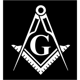 (2Pcs) Freemason Masonic Masons Mason Sticker Decal