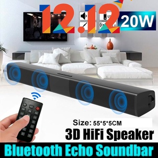 【Spot sale】 TV Phone Bluetooth Soundbar Smart Home Theater