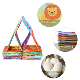 Educational Toys Learning Language Baby Quiet Cloth Book First Kids Soft Books 0 12 Months Animal (5)