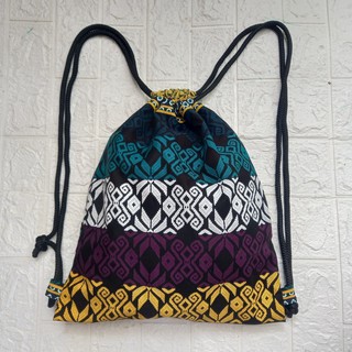 drawstring bags❂❃Drawstring Bag Batik D
