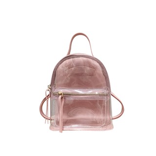 Mini Backpack Transparent College Shoulder Satchel Scho (5)