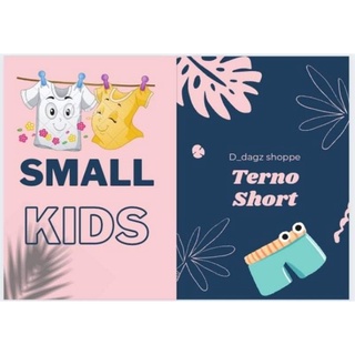 terno short small kids 1-3yrs old