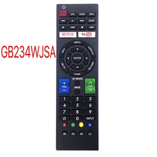 GB254WJSA Sharp LCD LED SMART TV remote control GB234WJSA Compatible with GA877SB GA872SB GA879SA GA880SA GA902WJSA