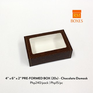 RM Boxes 4″ x 6″ x 2″ Pre-formed Box - 5s
