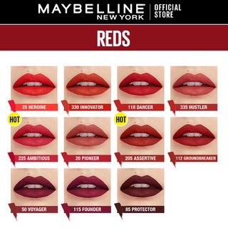 Maybelline Superstay Matte Ink Liquid Lipstick 5 mL - 16HR Long Lasting Waterproof Lip Make Up (8)