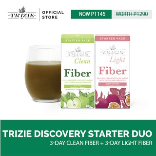 TRIZIE Discovery Starter Duo Clean and Light Fiber 3 Day Bundle Detox Fiber Supplement (1)