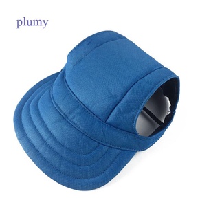 ❁﹍☁Plumy Pet Dog Hat Baseball Cap Sports Windproof Shade Travel Sun Hats for Puppy Dogs