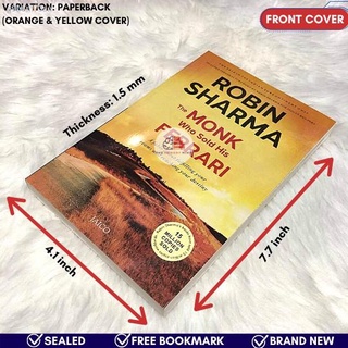 ﹉✢✜The Monk Who Sold His Ferrari (Original) by Robin Sharma Paperback Self Help Books Freebie