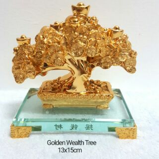 Feng shui Blessed Golden wealth tree