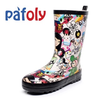 cartoon womens water shoes water proof rain boots (1)