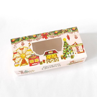 Christmas 4½” x 9″ x 2” Pre-Formed Pastry Box 20 pcs