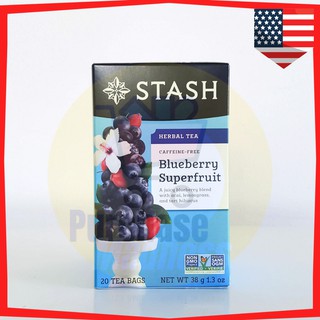 Stash Herbal Tea Pomegranate Raspberry/Chamomile Night/Chai Green/Cinnamon Apple Chamomile/Blueberry (5)