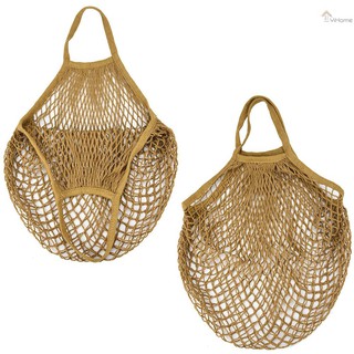 YiHome Mesh Net Bag String Shopping Tote Woven Bag Reusable Fruit Vegetables Storage Handbag (3)