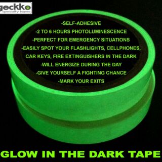 Glow in the dark tape , emergency exit ,luminous,EDM,Rave,DJ