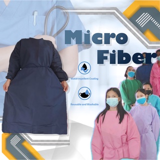 Microfiber PPE Isolation Gown washable Reusable GOWN ONLY High Quality PPE Lowest Price COD Avali!