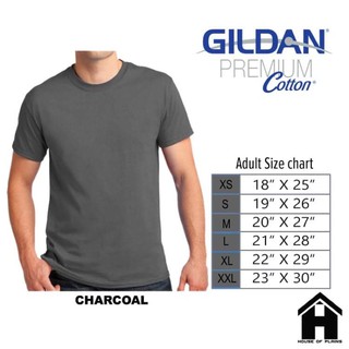 GILDAN Charcoal | Premium Cotton Tshirt