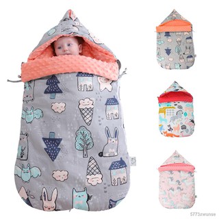 ☇☋New Born Baby Winter Sleep Sack Toddler Envelope Zipper Bag Girl Swaddle Wrap Blanket Stuff For Bo