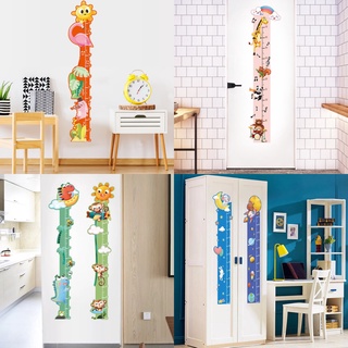 Pom Cartoon Height Measure Wall Sticker for Kids Rooms Growth Chart Nursery Room Height Chart/C07034