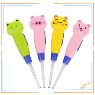 Baby Care Ear Spoon Light Child Ears Cleaning with Light Wholesale Earwax Spoon Digging Luminous Dig Ear Cartoon Spoon