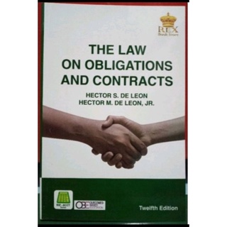THE LAW ON OBLIGATIONS AND CONTRACTS 2021 Ed.