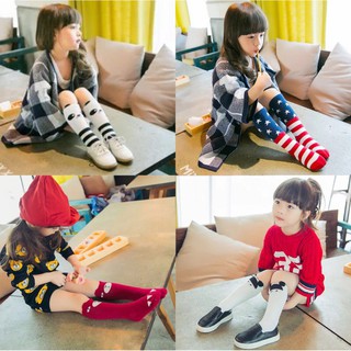 Cute Baby&kids cotton Knee High Socks long socks