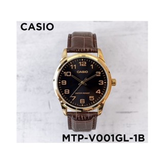 Casio MTP-V001GL-1B Men’s Analog Leather Watch MTPV001GL-1B Gold Tone MTPV001 (9)