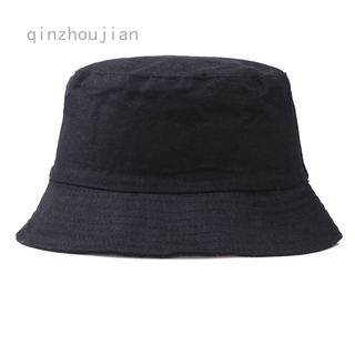 Qinzhoujian Men Women Adults Cotton Bucket Hat Summer Fishing Fisher Beach Festival Sun