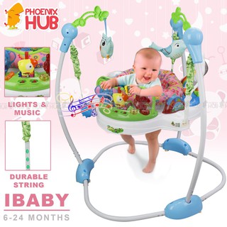baby swing◙Phoenix Hub Jumperoo Musical & Lights Rainforest Swing Baby Toddler