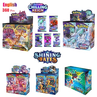 2021 New 360Pcs Pokemon TCG: Shining Fates Booster Box Trading Card Game Collection Toys eQNA