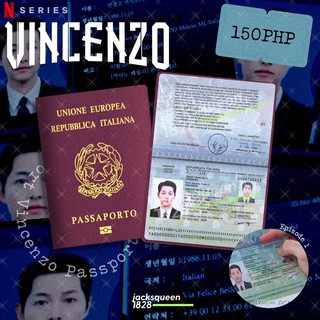 VINCENZO KDRAMA Passport replica (1)