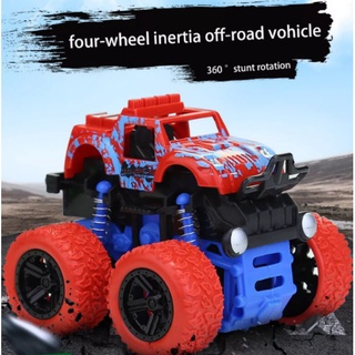 ✓Monster Truck Inertia SUV Friction Power Vehicles Toy Cars