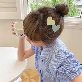 Korean Style Candy Color Love Hairpin Cute Simple Hairpin Female Fashion Accessories