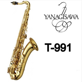 YANAGISAWA T-991 Tenor Saxophone Gold Lacquer B Flat Bb Instruments With Case