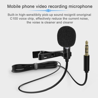 Portable Multipurpose Lavalier Microphone iPhone / TYPE-C / 3.5mm Jack Smartphone Tablet (1)