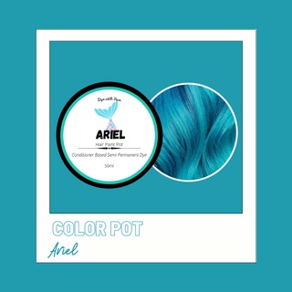 Hair Dye Conditioner | Semi Permanent Conditioner Based Dye | Manic Panic Dupe | Ariel Teal Blue