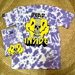 Dopeteesmnl Purple Tie dye Dead Inside Shirt (front and back print) (1)
