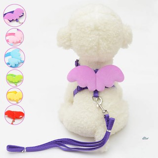 [super] Cute Small Pet Dogs Cats Leashes Collars Set Puppy L (1)