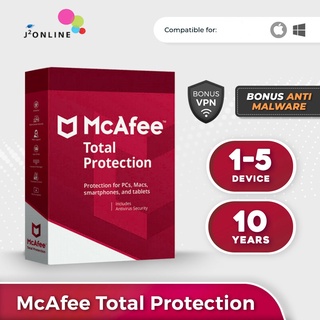 Mcafee Total Protection Antivirus 2022 Original 10 Year