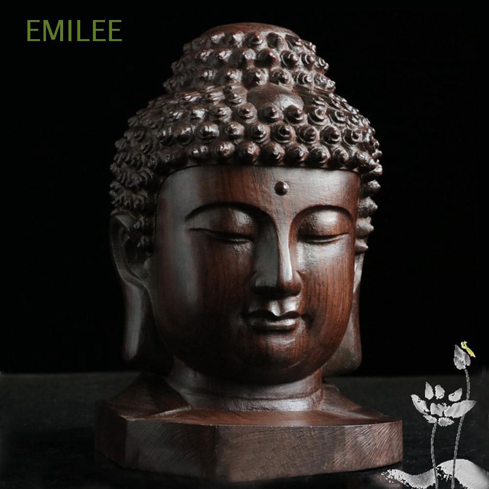1PC Figurine Buddhism Ornament Hand Carved Buddha Statue