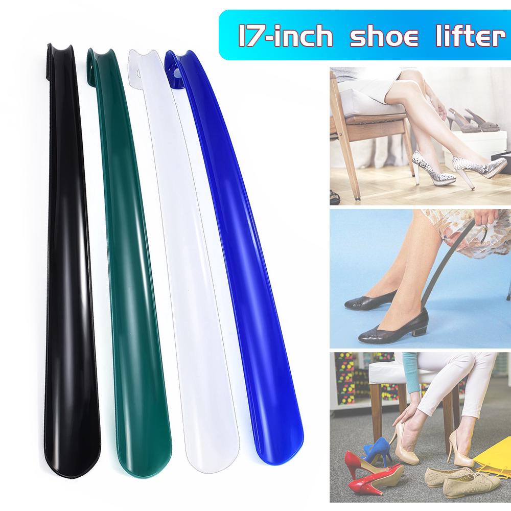 Portable Long Handle Shoe Horn Lifter Disability Aid Stick Durable Flexible (1)