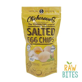 Chicharooms Salted Egg Crispy Mushroom Chips 100g (1)