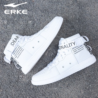 Hongxing Erke Sneakers Men's Shoes2020New Winter Leather High-Top Shoes Warm Red Star Erke Sneakers (1)