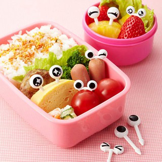 ✈READY STOCK✈Bento Food Pick Fork Accessory Forks Lunch Eyes