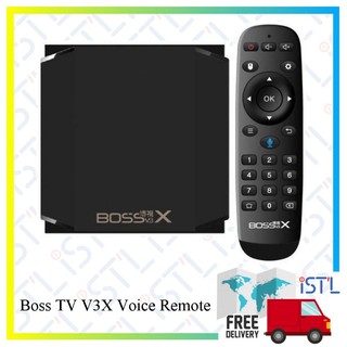 Boss TV V3X Voice Search 6 + 64 Smart Media Player
