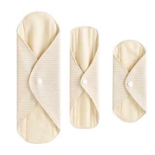 Organic Cotton Reusable Regular Flow Menstrual Cloth Pads (1)