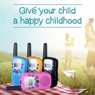 [Free shipping] T388 UHF Two Way Radio Children's Walkie Talkie Mini Toy Gifts for Kids (1)