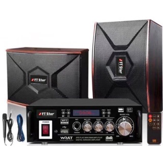 Karaoke speaker megapro bn-208. Bluetooth usb fm microphone amplifier。F.T STAR