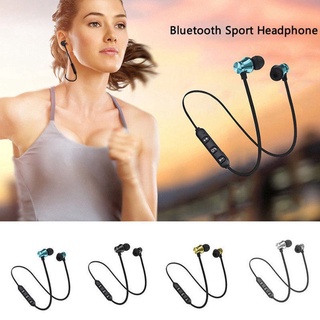 (COD) Magnetic Wireless Bluetooth Earphone XT11 Music Headset Phone Neckband Sport Earbuds Earphone With Mic For Xiaomi Huawei