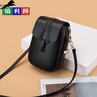 Genuine leather texture female bag mobile phone bag 2021 ladies shoulder messenger bag fashion wild (8)